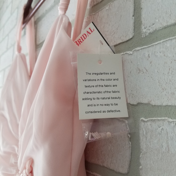 David's Bridal Soft Pink Dress 💞 - Picture 7 of 8